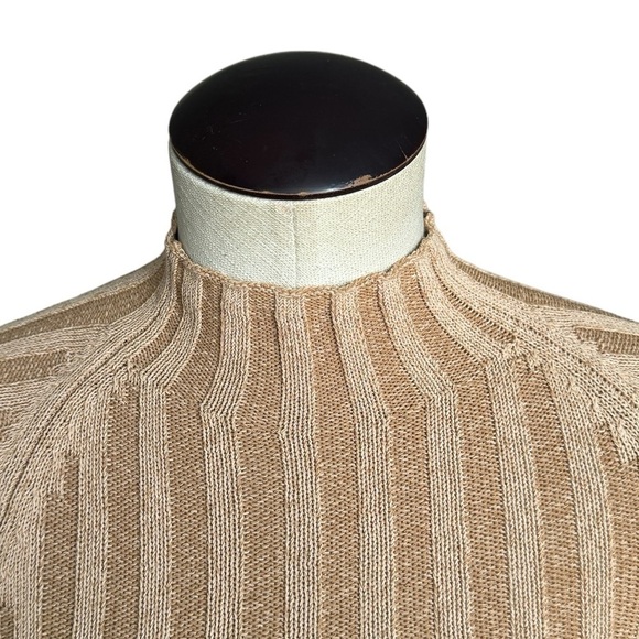 NWT Dion Lee Stripe Ribbed Cutout Knit Top in Desert Timber - Picture 7 of 14